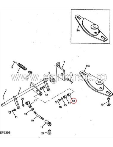 Bucsa John Deere FH312373 original