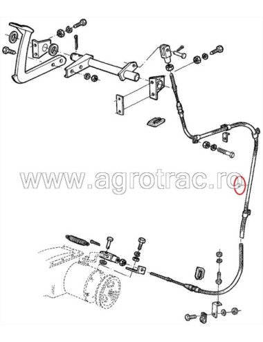 Cablu ambreiaj John Deere AZ24928 original