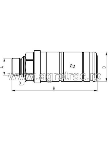 Cupla rapida Faster 3CFPV 1 /2215 F