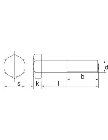 Surub hexagonal M24x220 10.9 negru