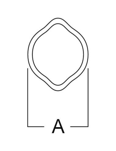 Teava cardan in 2 colturi 48x3.8mm la metru