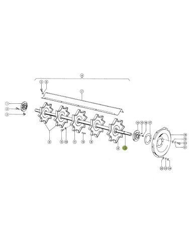 Ax postbatator 600378.2 pentru Claas