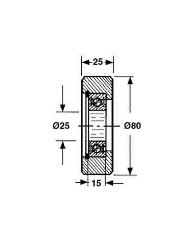 Rola 1121.16.06.03 pentru Welger AP52