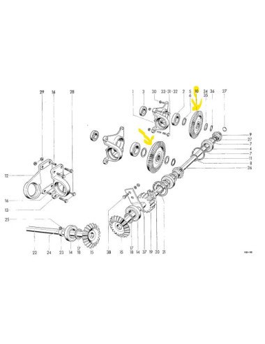 Pinion 0307.76.00.00 pentru Welger