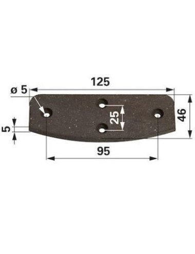 Set ferodou balotiera Claas 808546.0 – piesă balotieră