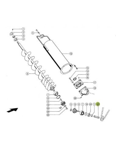 Ax grup descarcare combina Claas 605729.0