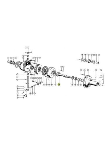 Ax ambreiaj 609428.1 pentru combina Claas