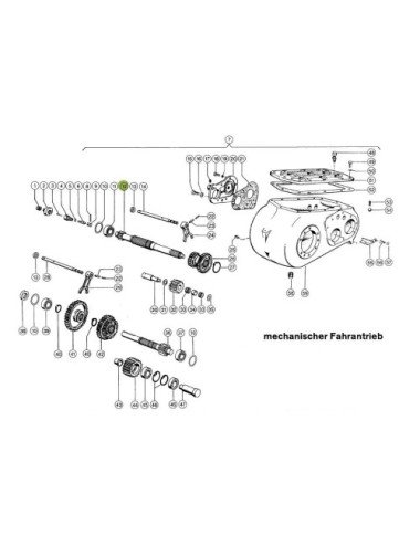 Ax cutie 694253.1 pentru combina Claas