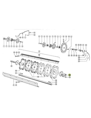 Ax batator dreapta 600988.0 pentru combina Claas