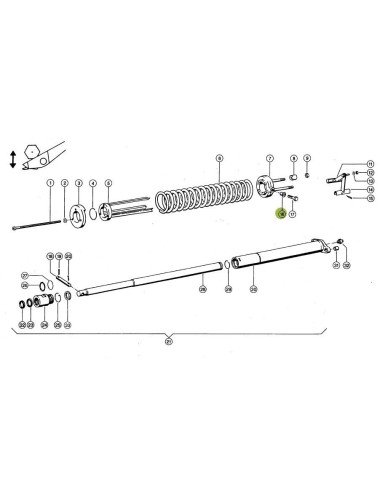 Bucsa cilindru hidraulic 668762.2 pentru Claas