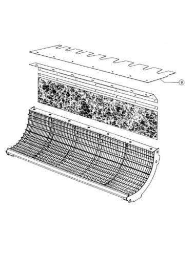 Pieptene porumb 662860.2 pentru Claas