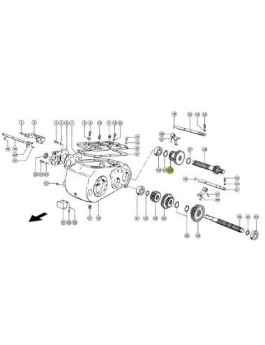 Pinion cutie 669746.1 pentru Claas