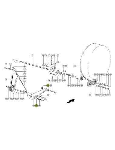 Bucsa silent block 656870.0 pentru Claas