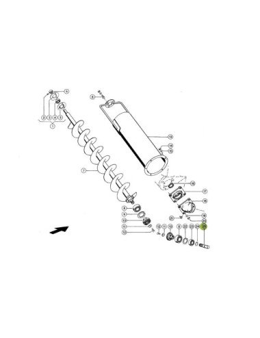 Ax grup buncar 639591.1 pentru Claas