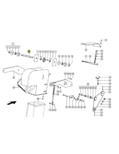 Ax elevator 605127.1 pentru Claas