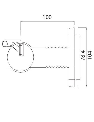 Lampa gabarit LED Aspock SP III 313309027 pentru remorca