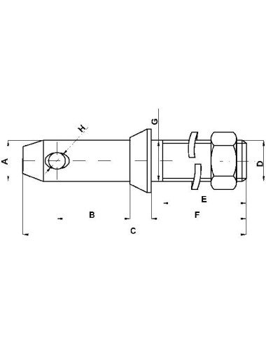 Bolt tirant VLK5404 cat. 1