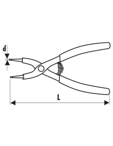 Cleste sigurante Expert 90° pt exterior ø19-60 mm