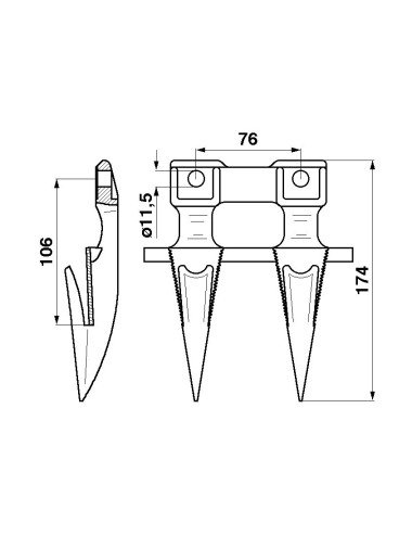 Contracutit 609993M91 pentru Massey Ferguson