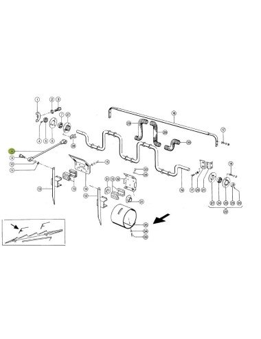 Brat agitatori 648876.0 pentru Claas