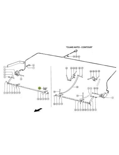 Arc senzori autocontour 615308.0 pentru heder Claas