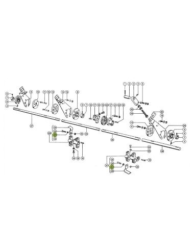 Bucsa cutit tocator 680341.2 pentru heder podumb Claas