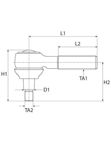 Capat bara RE12352 pentru John Deere