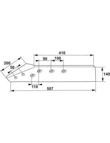 Cutit plug 173423 stanga pentru plug Gregoire Besson