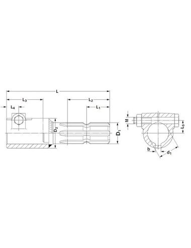 Reductie priza de putere de la 1.3/8 6z la 30mm