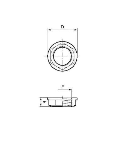 Piulita plata 1-1/4'' 2052050 Arag original