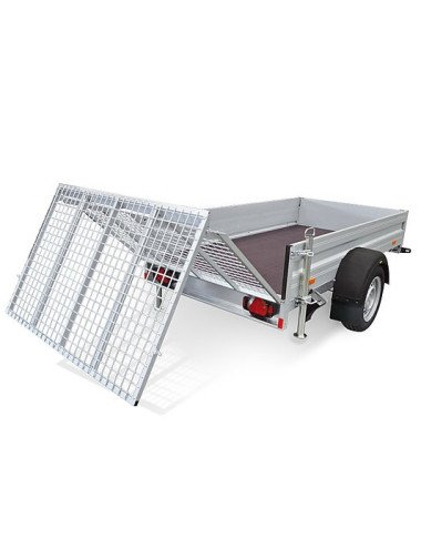 Remorca Humbaur HA132513 ÜFW tarata la 750kg cu rampa incarcare si frana