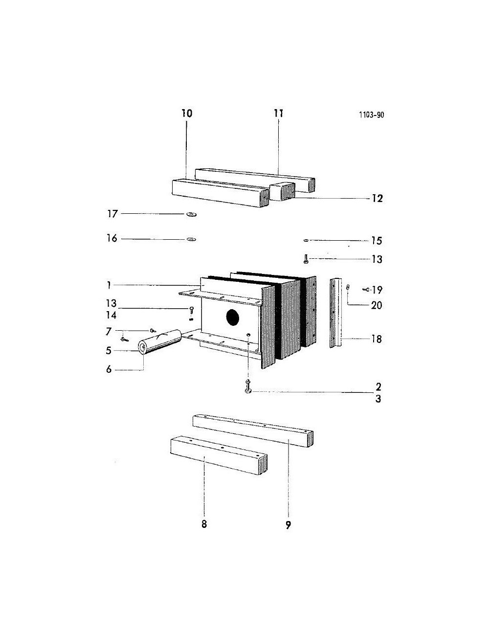 Sina lemn 1103.16.02.10 pentru Welger AP12 AP12K – piesă balotieră Sina lemn 1103.16.02.10 pentru Welger AP12 AP12K – piesă balotieră