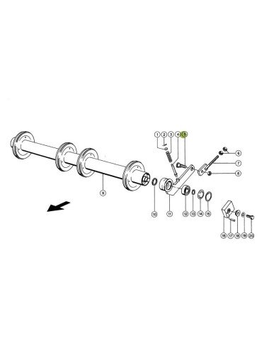 Bolt tunel 753800.0 pentru Claas