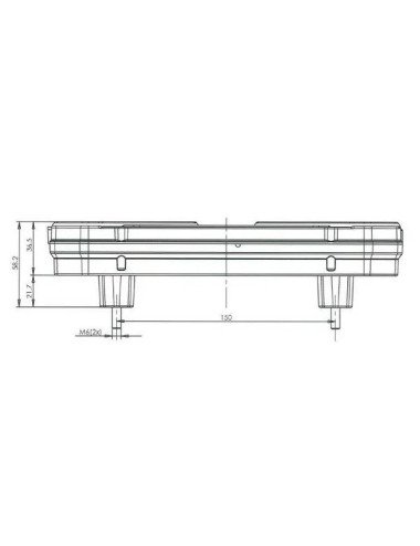Lampa spate LED 40008 stanga pentru remorca