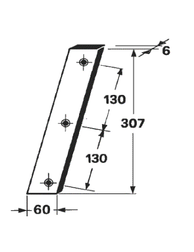 Cutit piston 1119.03.06.01 pentru Welger AP71