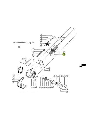 Lant cupe 619297.0 pentru elevator retur Claas