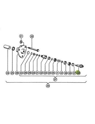 Conector piston variator 040256.1 pentru Claas