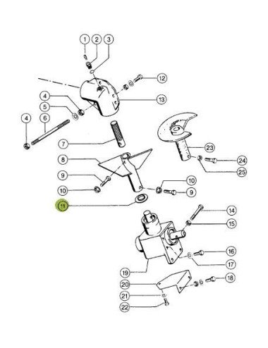 Capac protectie Claas 0006088230 original pentru grupul de la descarcare