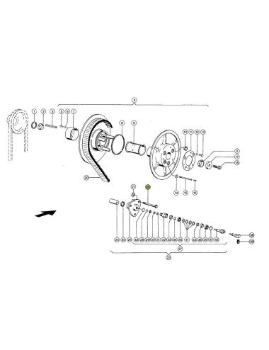 Surub variator Claas 0006554073 original