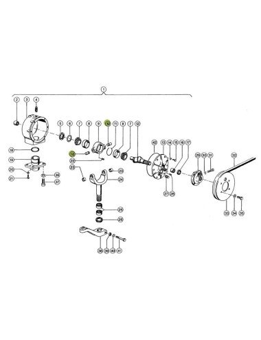 Bolt grup heder 637991.0 pentru Claas