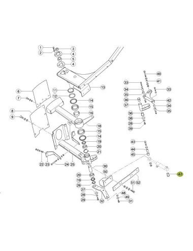 Bucsa cilindru hidraulic Claas 0006311800 original