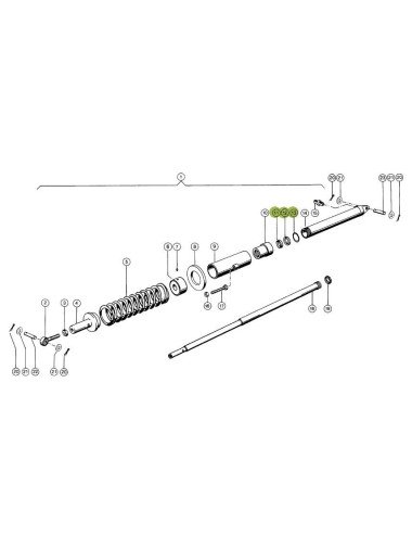 Set etansare cilindru ridicare heder CL0005 pentru Claas