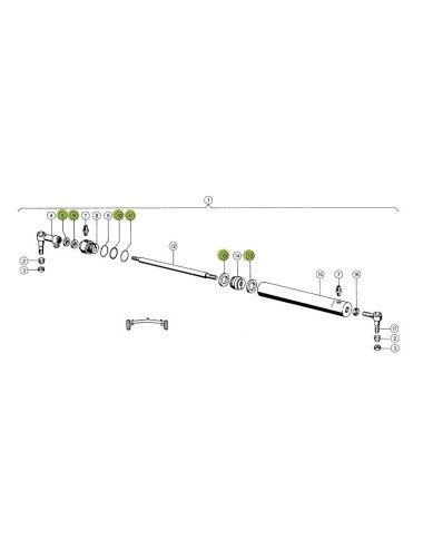 Set etansare cilindru directie CL0023 pentru Claas