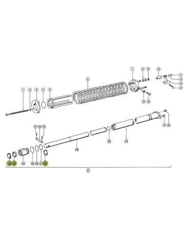 Set etansare cilindru ridicare heder CL0028 pentru Claas