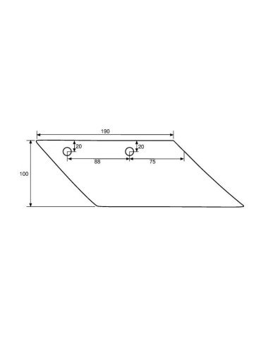 Cutit antetrupita 3363721 stanga pentru antecormana Lemken