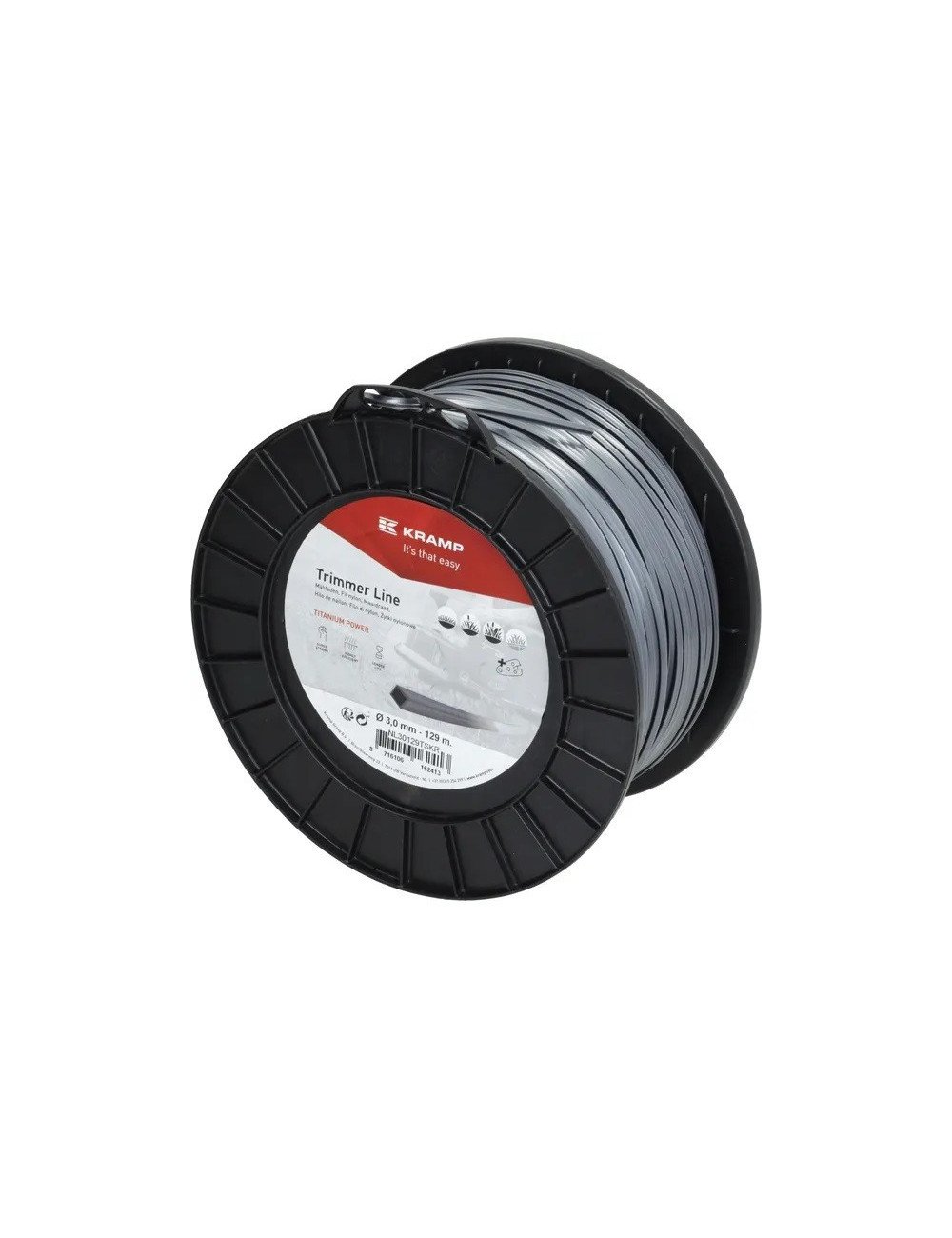 Fir taiere patrat 3mm gri pentru motocoasa
