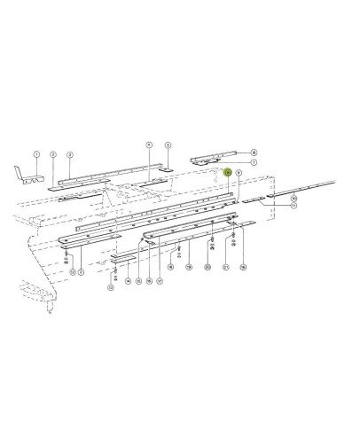 Ghidaj piston 807904.0 pentru balotiera Claas