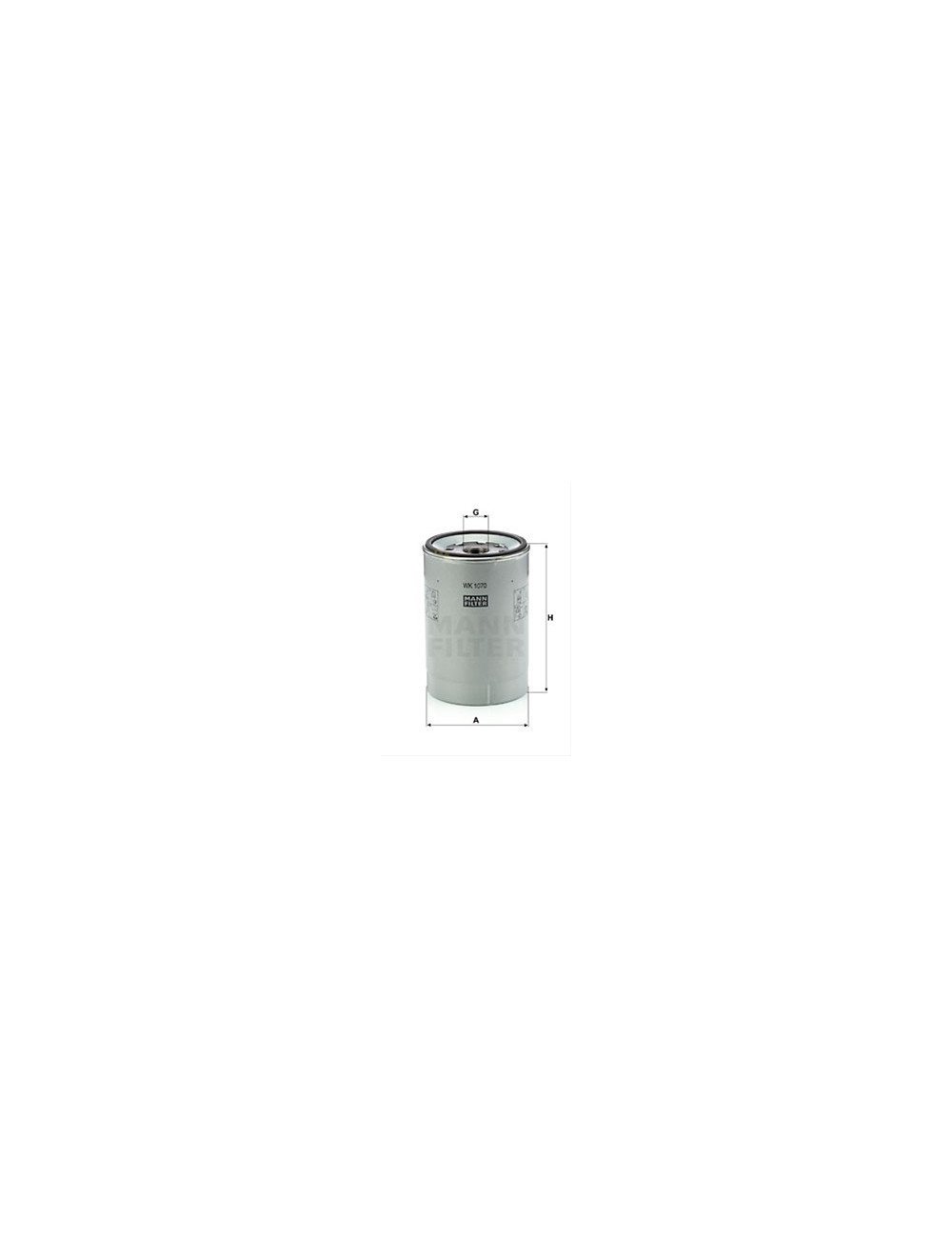 Filtru combustibil Mann WK1070X Filtru combustibil Mann WK1070X