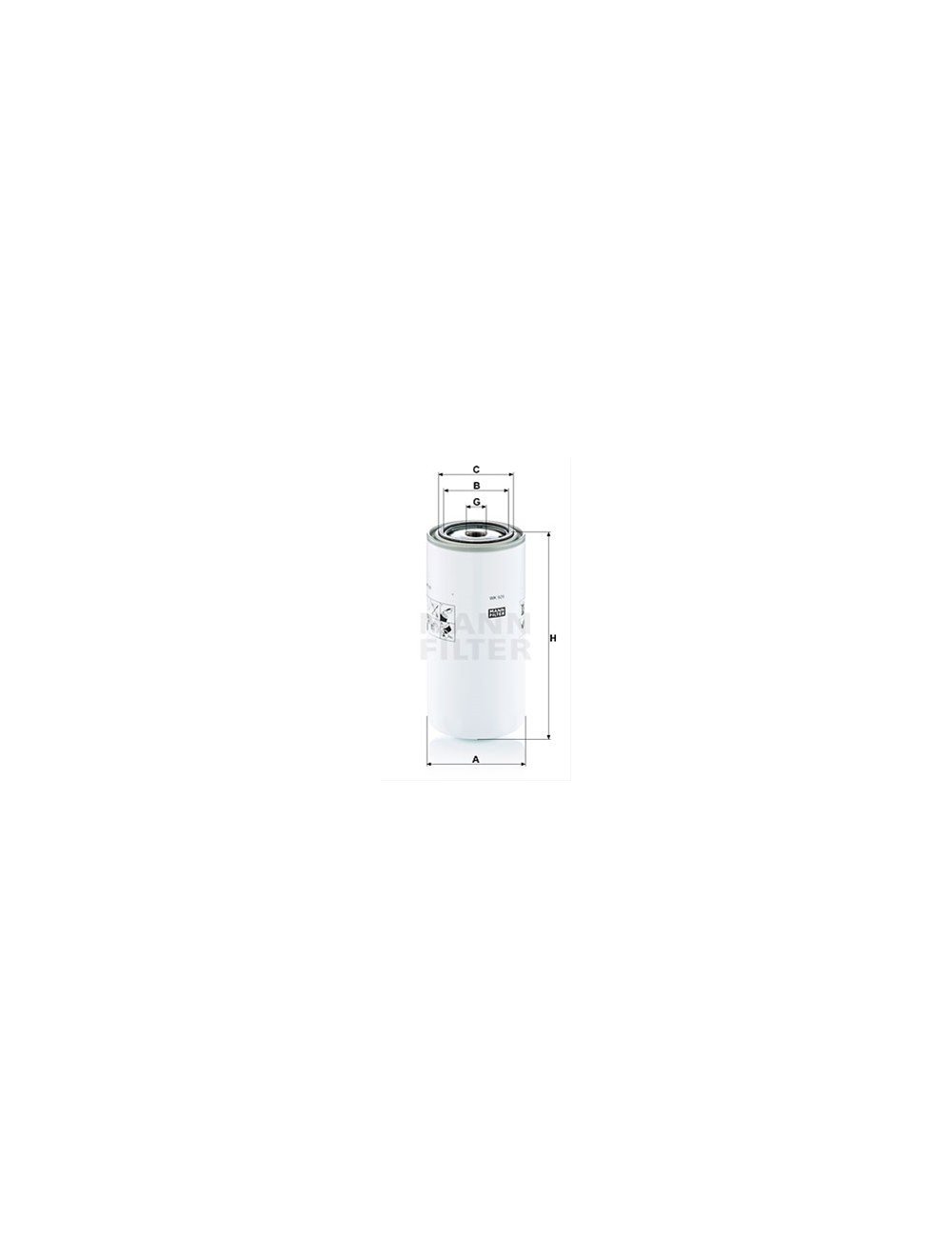 Filtru combustibil Mann-Filter WK929x Filtru combustibil Mann-Filter WK929x