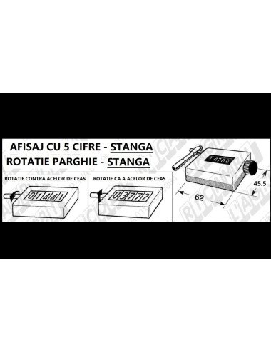 Numarator / contor baloti stanga 858405